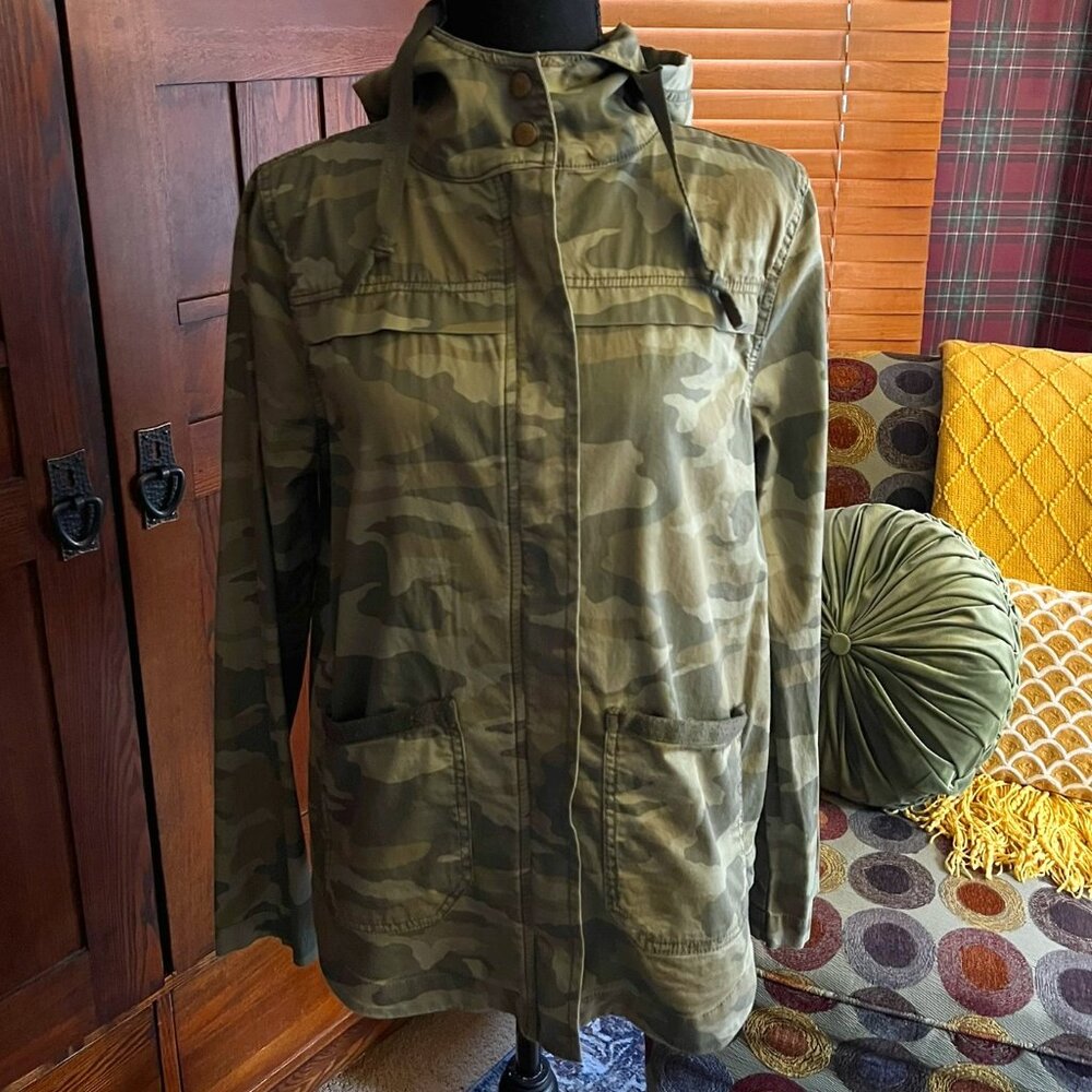 SO Camo Zip-Up Hooded Jacket